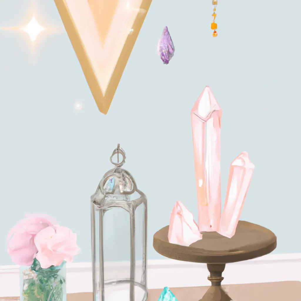 Fotos Como montar um altar com cristais em casa
