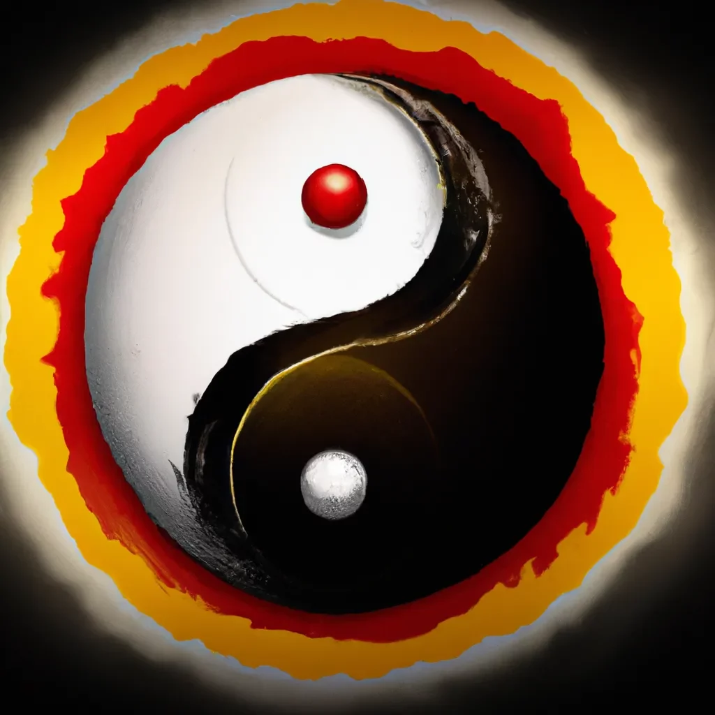Fotos O simbolismo do Yin e Yang no Taoismo