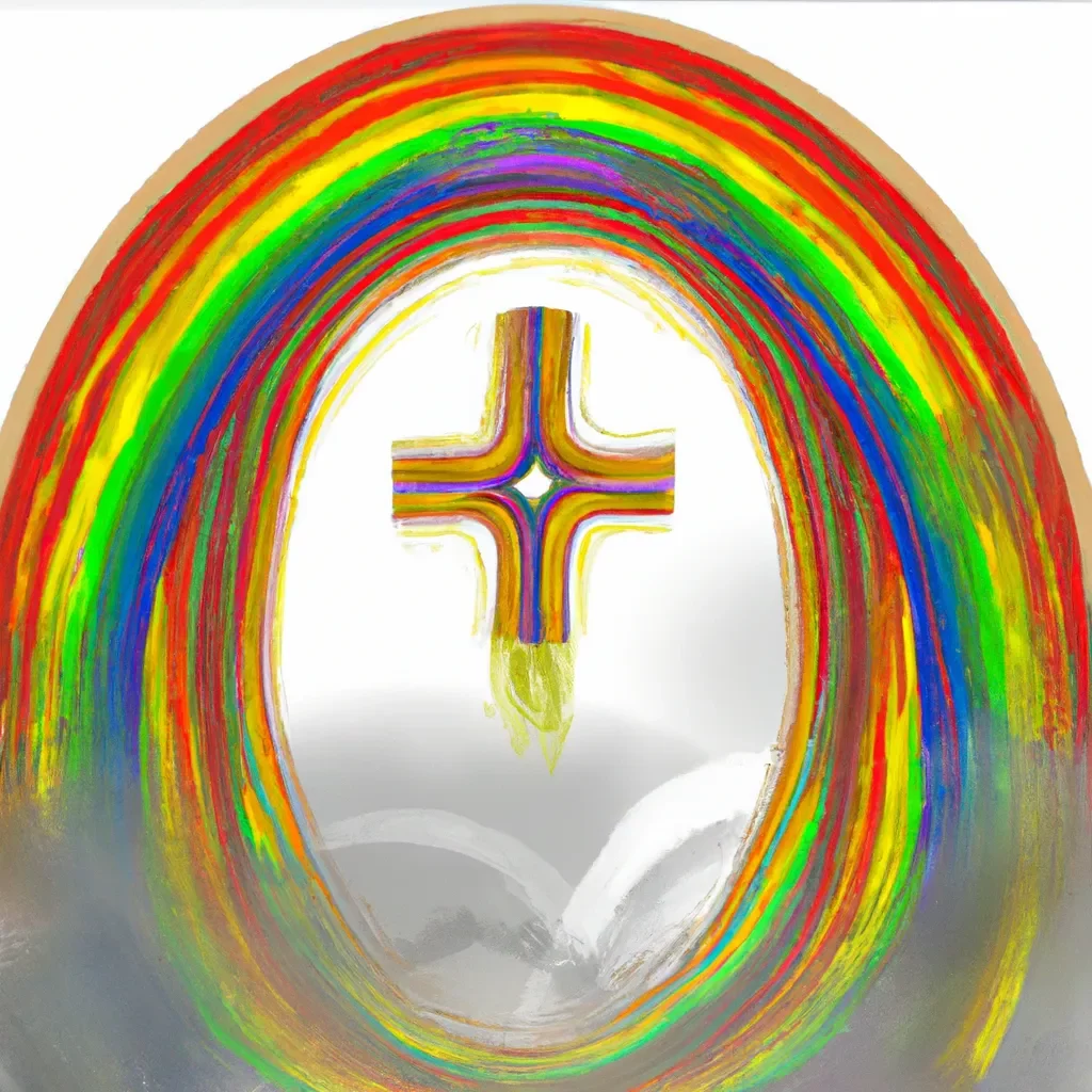 Fotos O simbolismo do arco iris nas tradicoes religiosas e espirituais