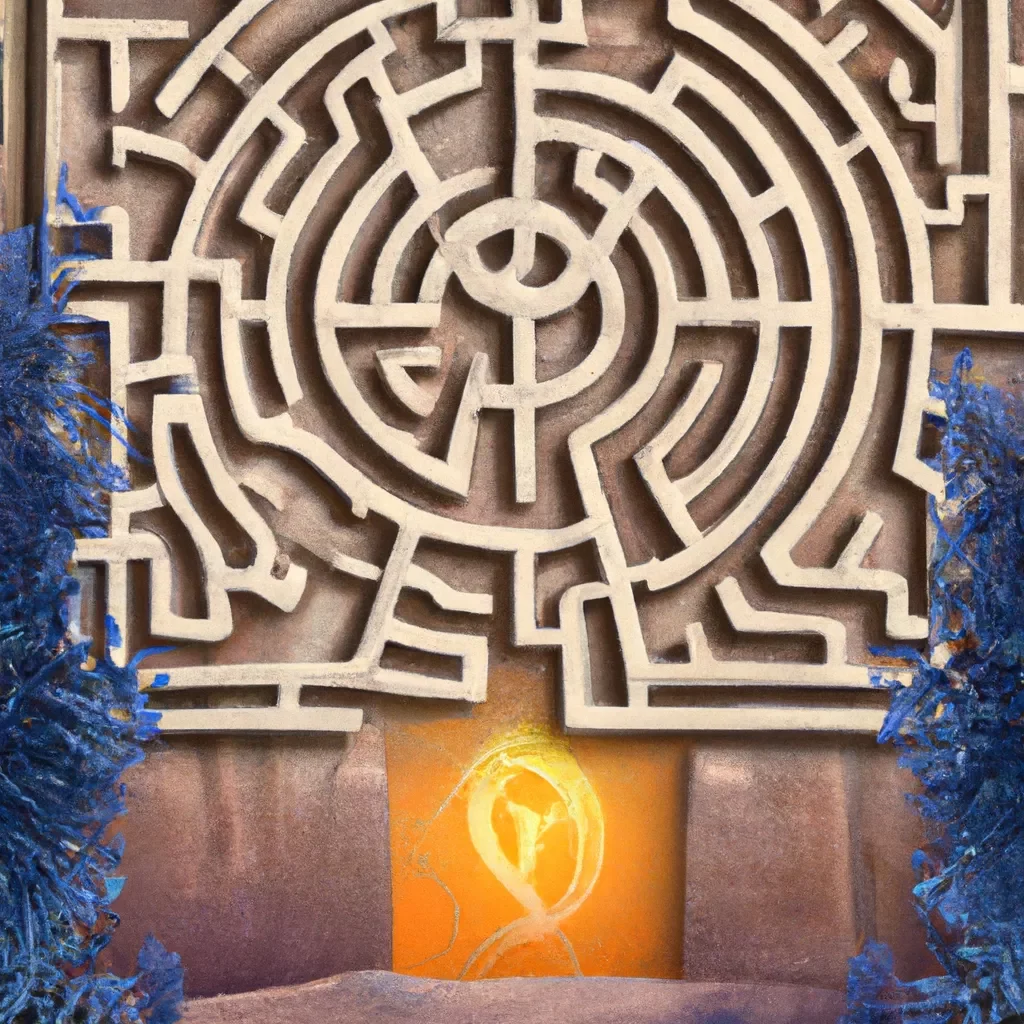 Fotos O simbolismo do labirinto em diferentes tradicoes religiosas