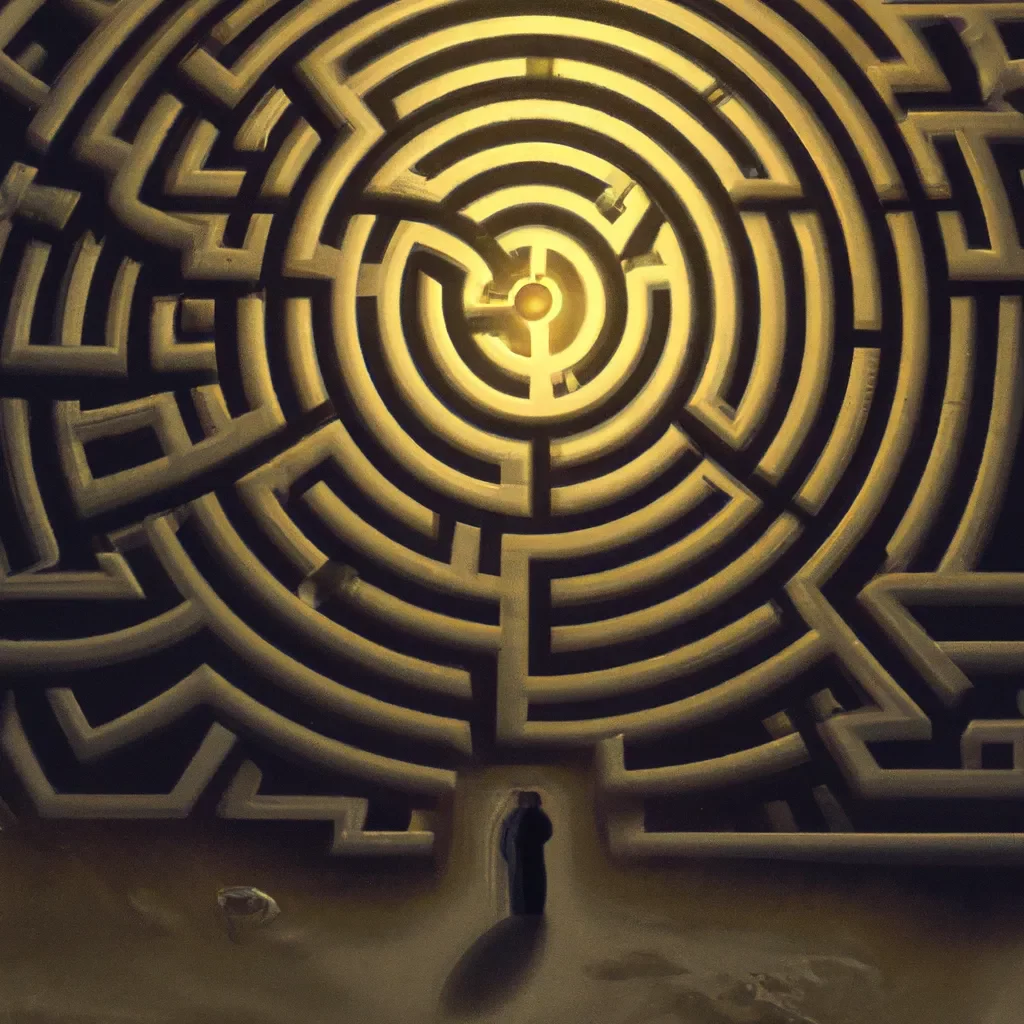Fotos O simbolismo dos labirintos e caminhos espirituais