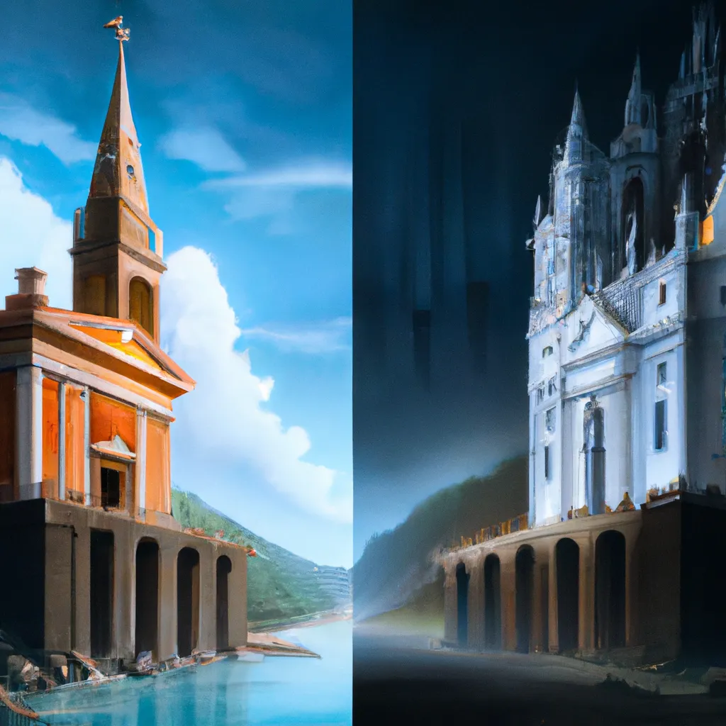 Fotos A divisao entre a Igreja Romena e a Igreja Catolica Romana