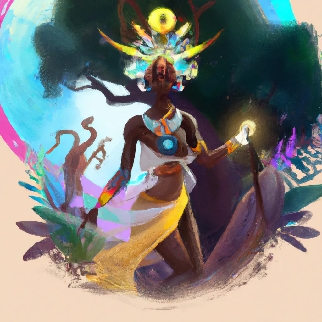 Fotos A mitologia africana e o simbolismo das cores
