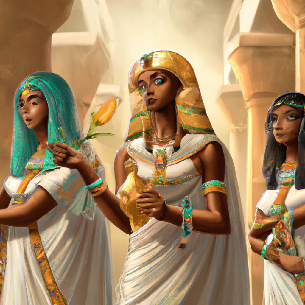 Fotos As deusas egipcias e seu papel no panteao