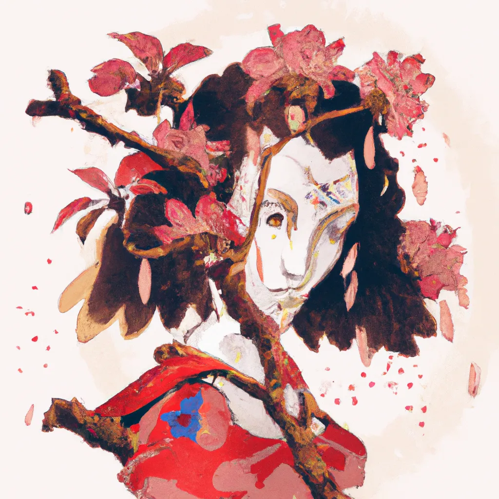 Fotos Mitologia japonesa e o simbolismo das flores