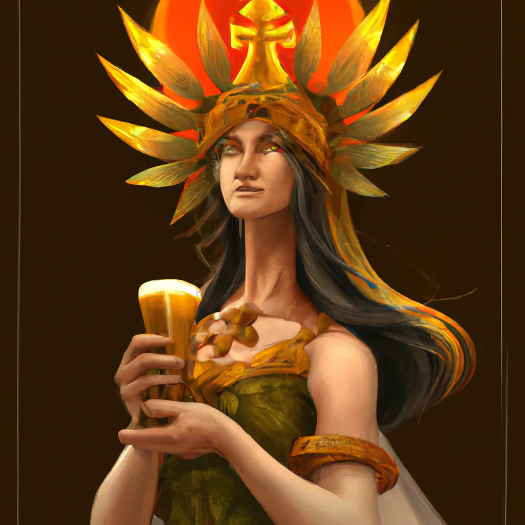Fotos O culto a Tjenenet a deusa da cerveja e das festas