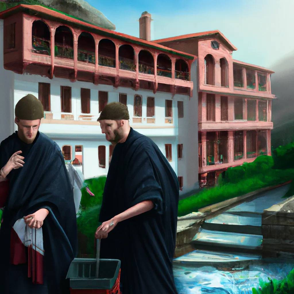 Fotos O movimento monastico no Monte Athos