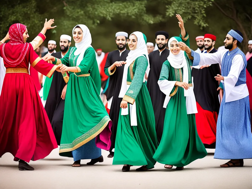 Fotos danca manifestacao fe devocao cultura islamica