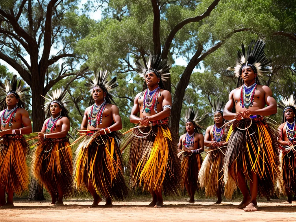 Fotos dancas sagradas povos nativos australia