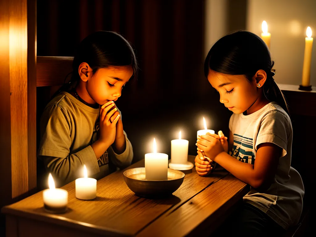 Fotos importancia rituais expressao fe infantil 1
