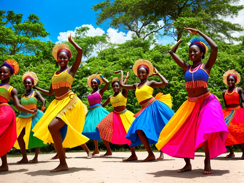 Fotos influencia dancas religiosas africanas tradicoes caribenhas