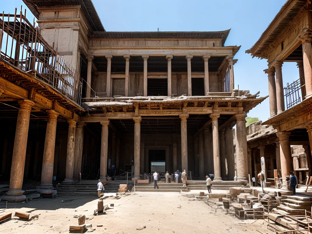 Fotos preservacao restauracao templos perigo