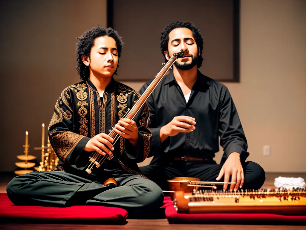 Fotos rituais consagracao dedicacao instrumentos musicais sagrados