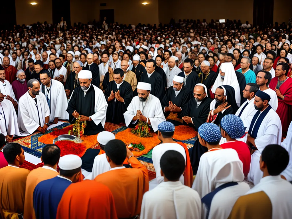 Fotos rituais consagracao lideres religiosos autoridades espirituais 1