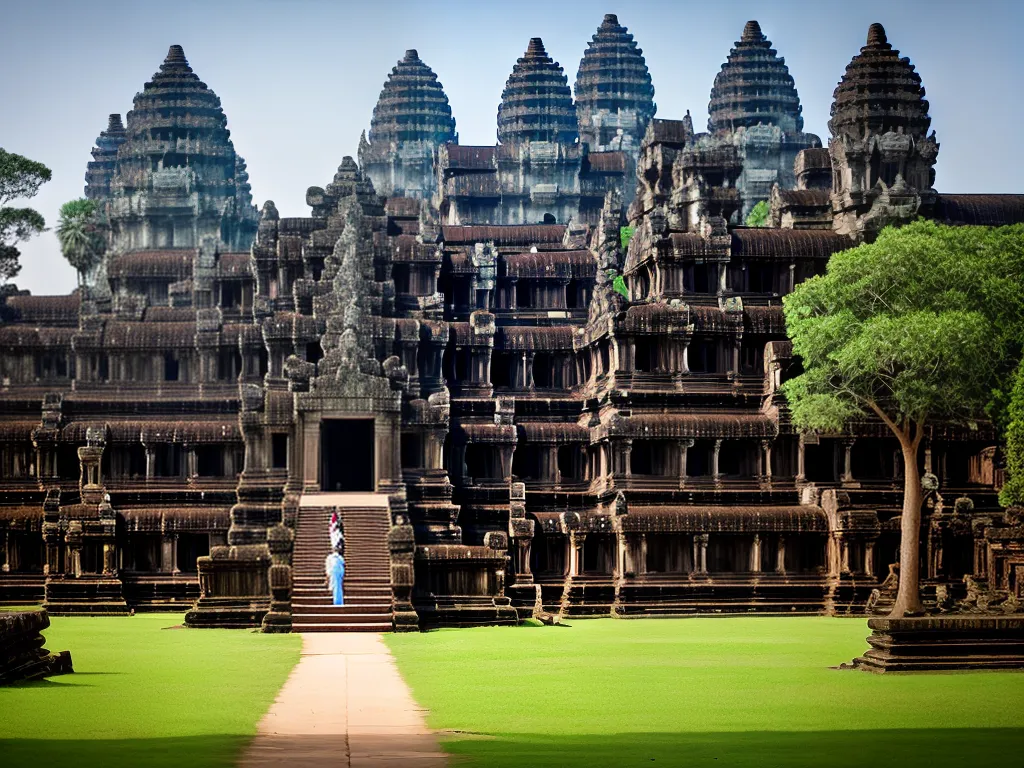 Fotos templos mais visitados mundo
