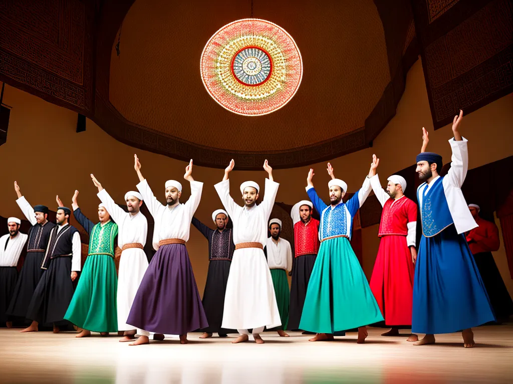 Imagens danca como forma de devocao no islam