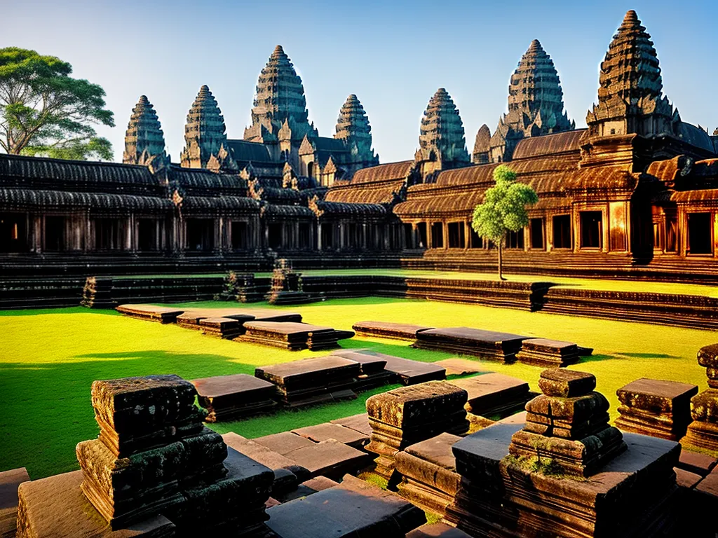 Imagens templos mais visitados mundo