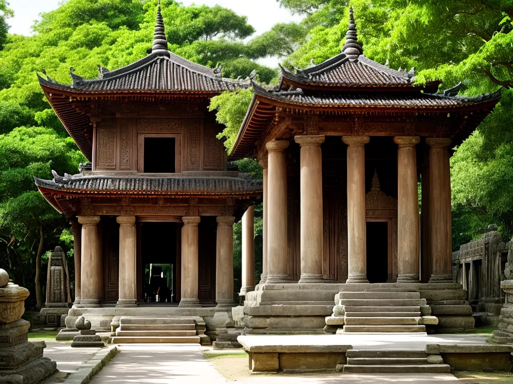Natureza influencia templos arte literatura