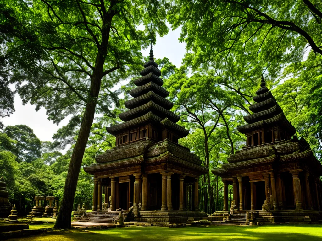 Natureza templos e conexao espiritual antepassados