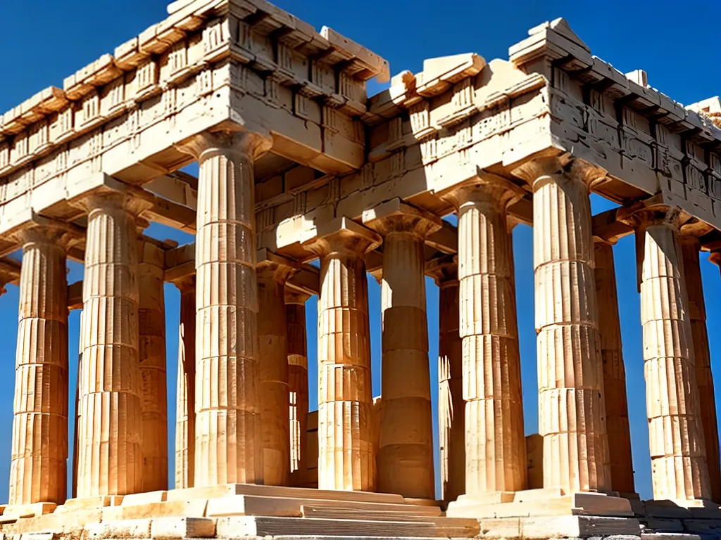 Planta arquitetura templos gregos influencia cultura ocidental